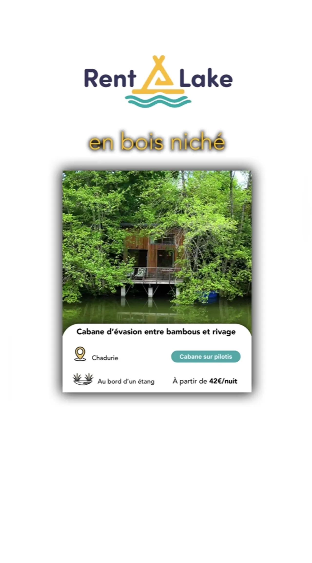 Video Cabane d’évasion avec son étang privé et sa tranquillité