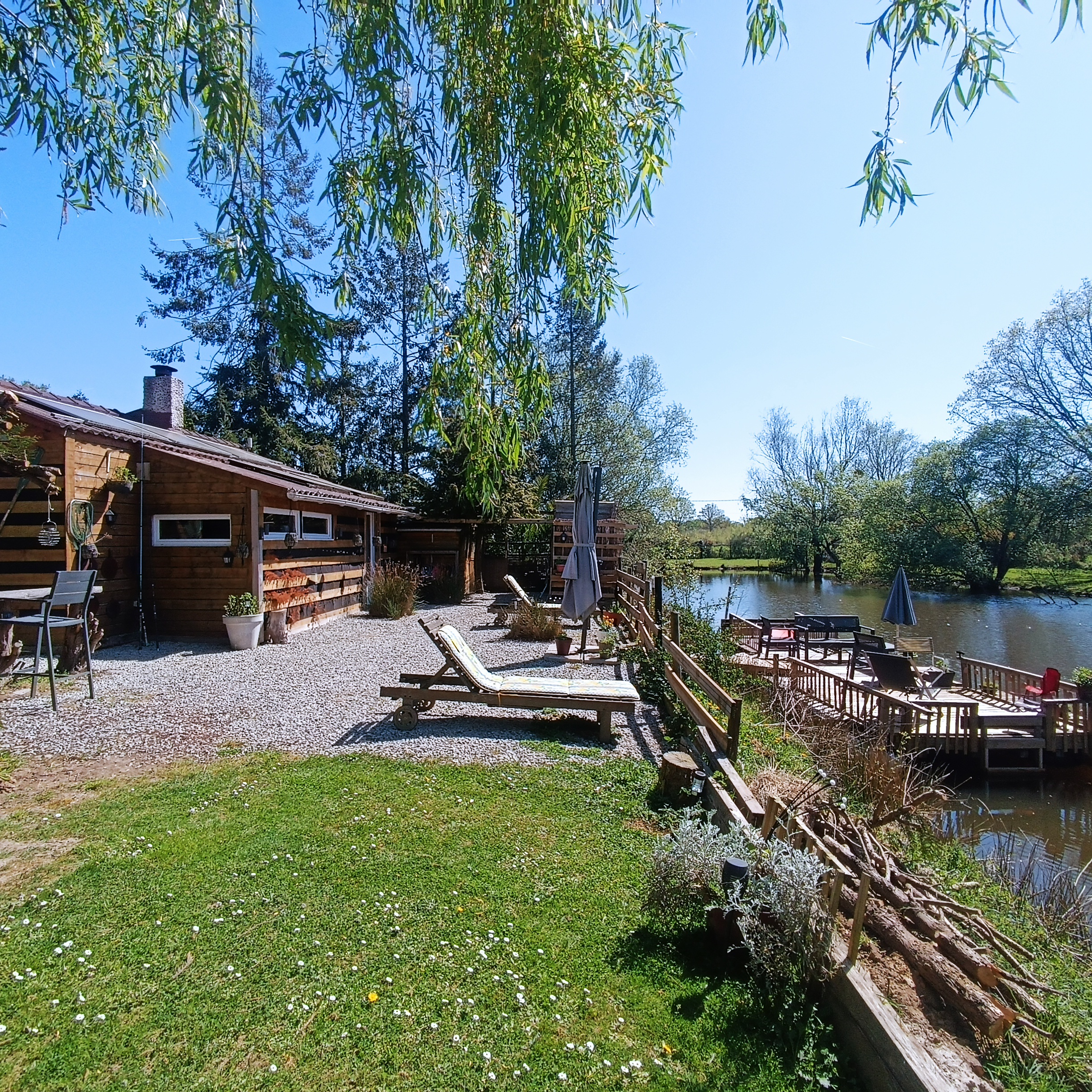 Photo 3/10 — Chalet « Île privée et chalet de charme, près de Clisson » à Clisson Loire-Atlantique