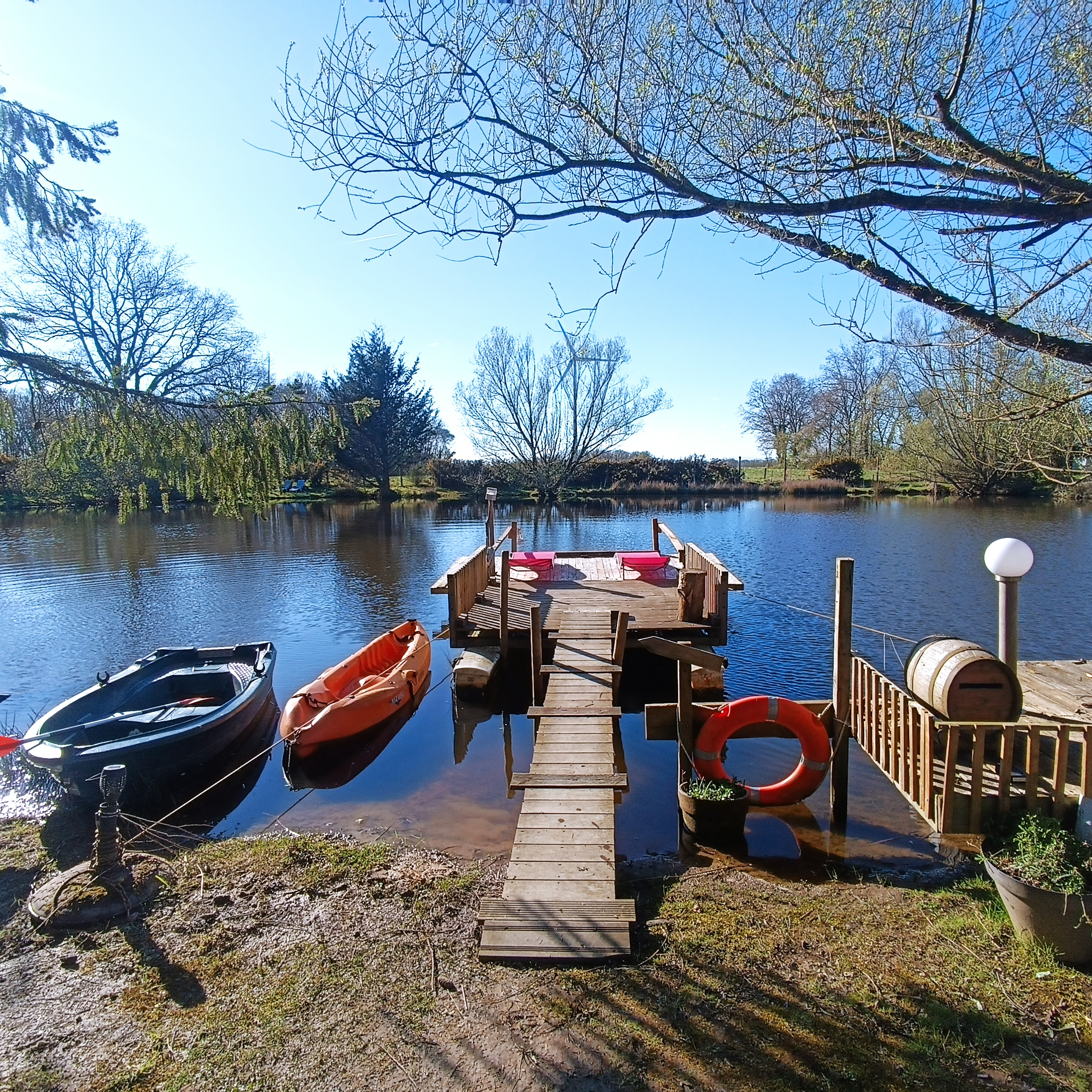 Photo 8/10 — Chalet « Île privée et chalet de charme, près de Clisson » à Clisson Loire-Atlantique